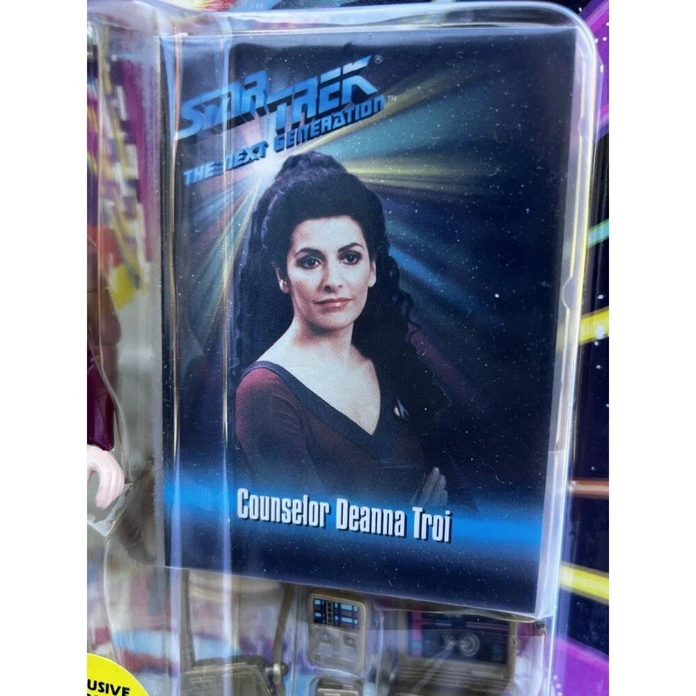 Star Trek The Next Generation Counselor Deanna Troi Figure NOS Playmates 6076